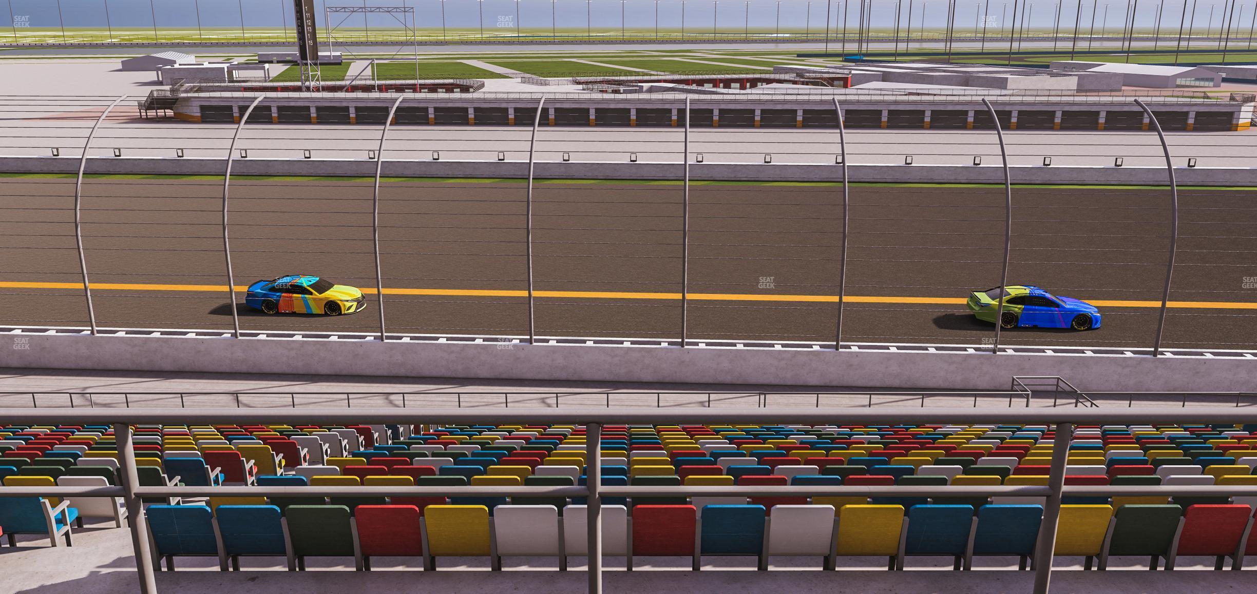 Seating view for Daytona International Speedway Section Back 128