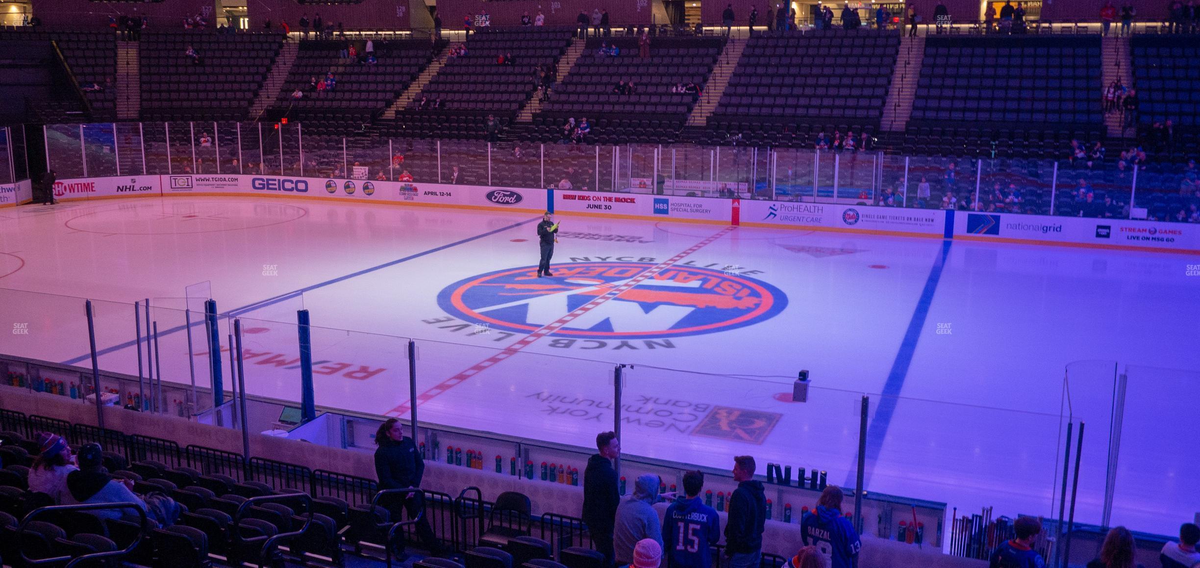 Seating view for Nassau Coliseum Section 116