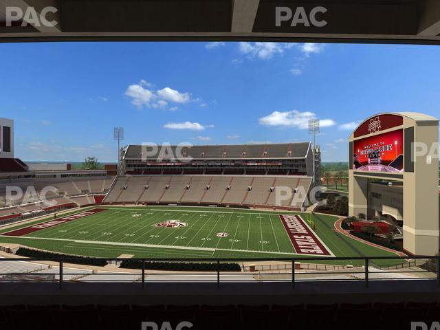 Seating view for Davis Wade Stadium Section 203