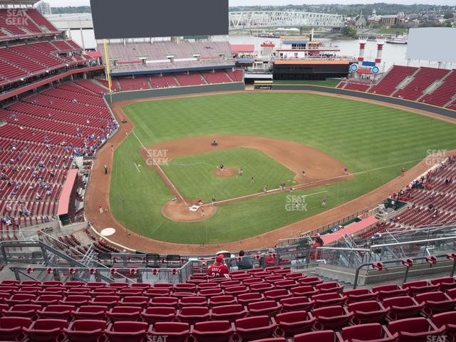 Seating view for Great American Ball Park Section 526