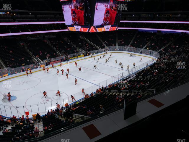 Seating view for Rogers Place Section Loge 28