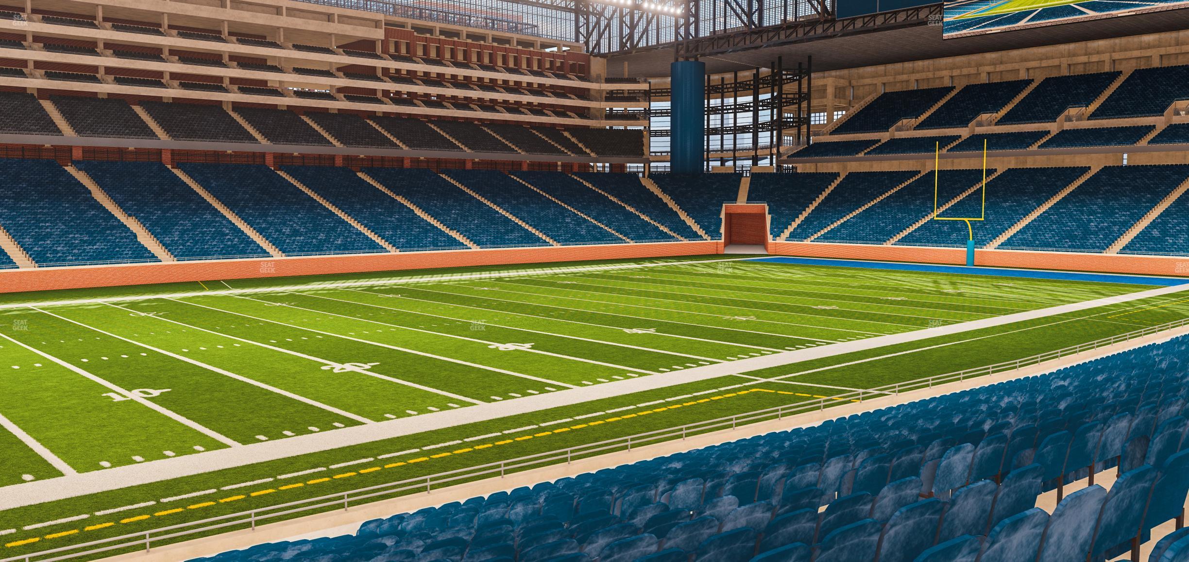 Seating view for Ford Field Section 123