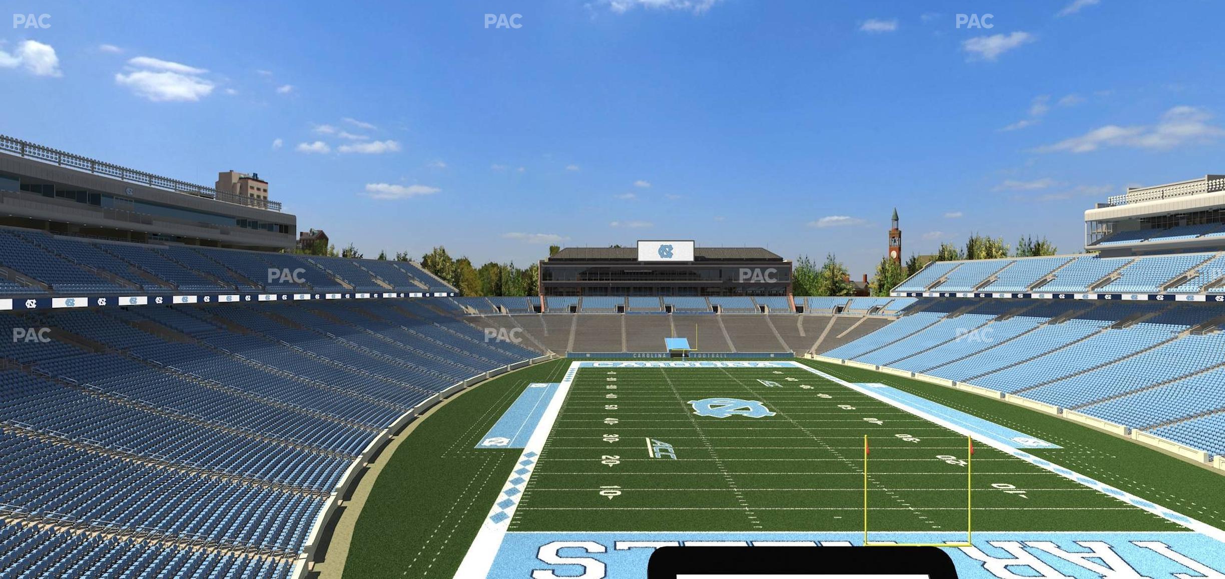 Seating view for Kenan Memorial Stadium Section 233