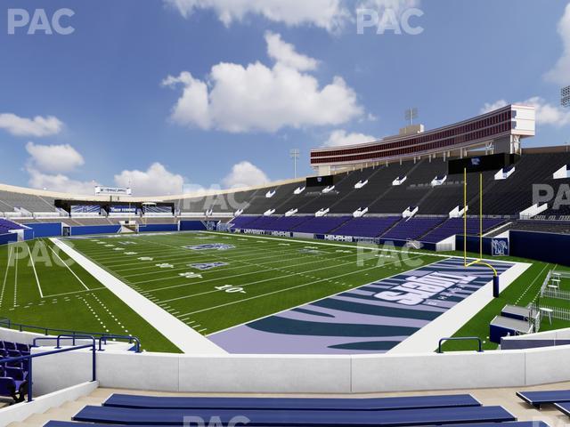 Seating view for Simmons Bank Liberty Stadium Section Box 130