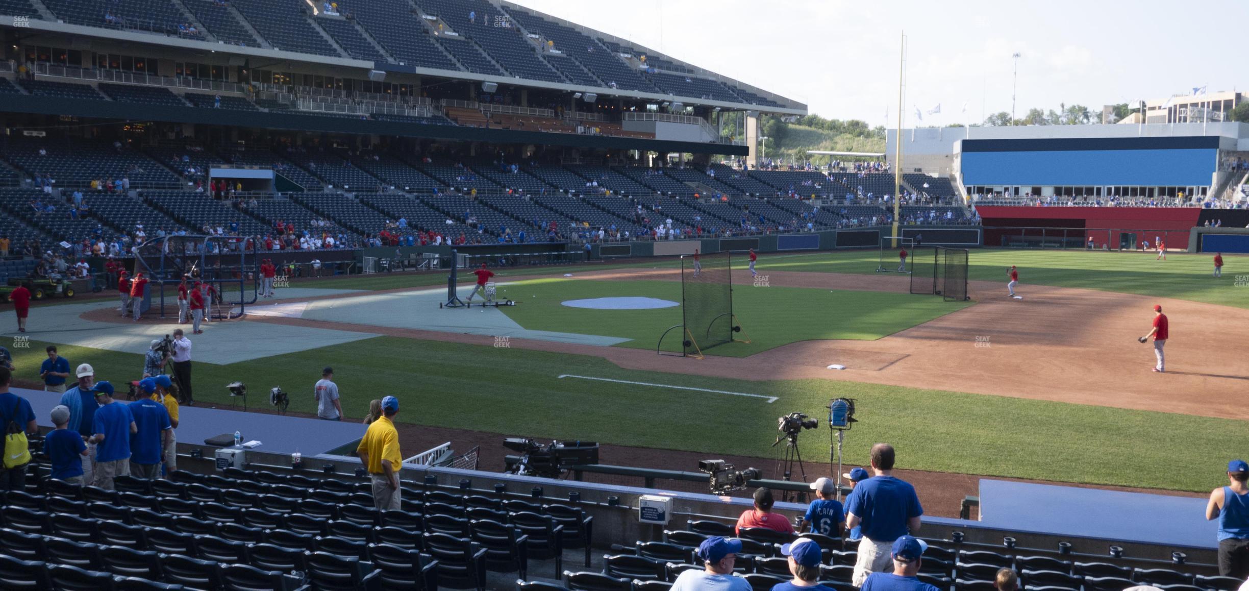 Seating view for Kauffman Stadium Section 136