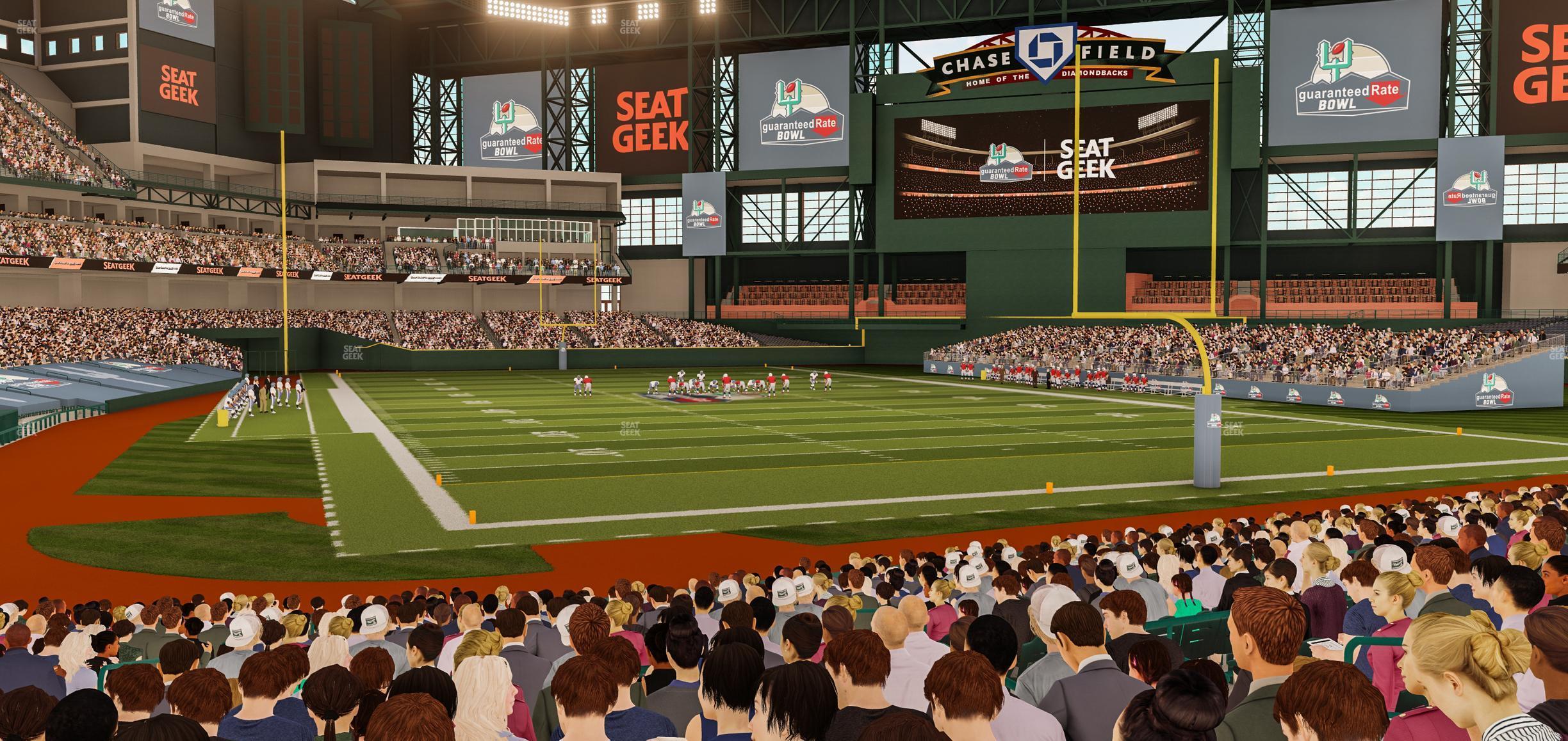 Seating view for Chase Field Section 119