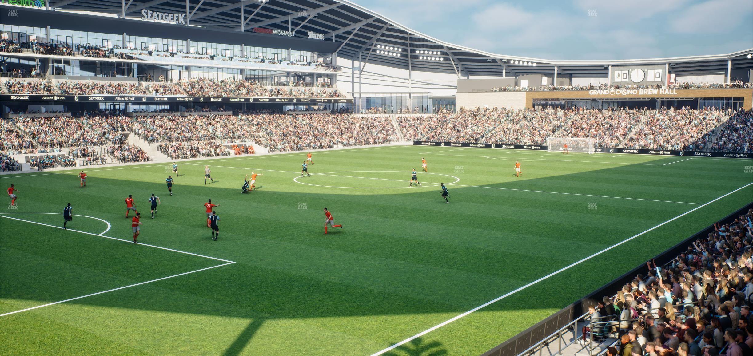 Seating view for Allianz Field Section 18