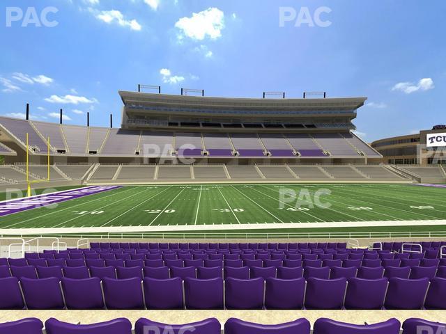 Seating view for Amon G Carter Stadium Section 106