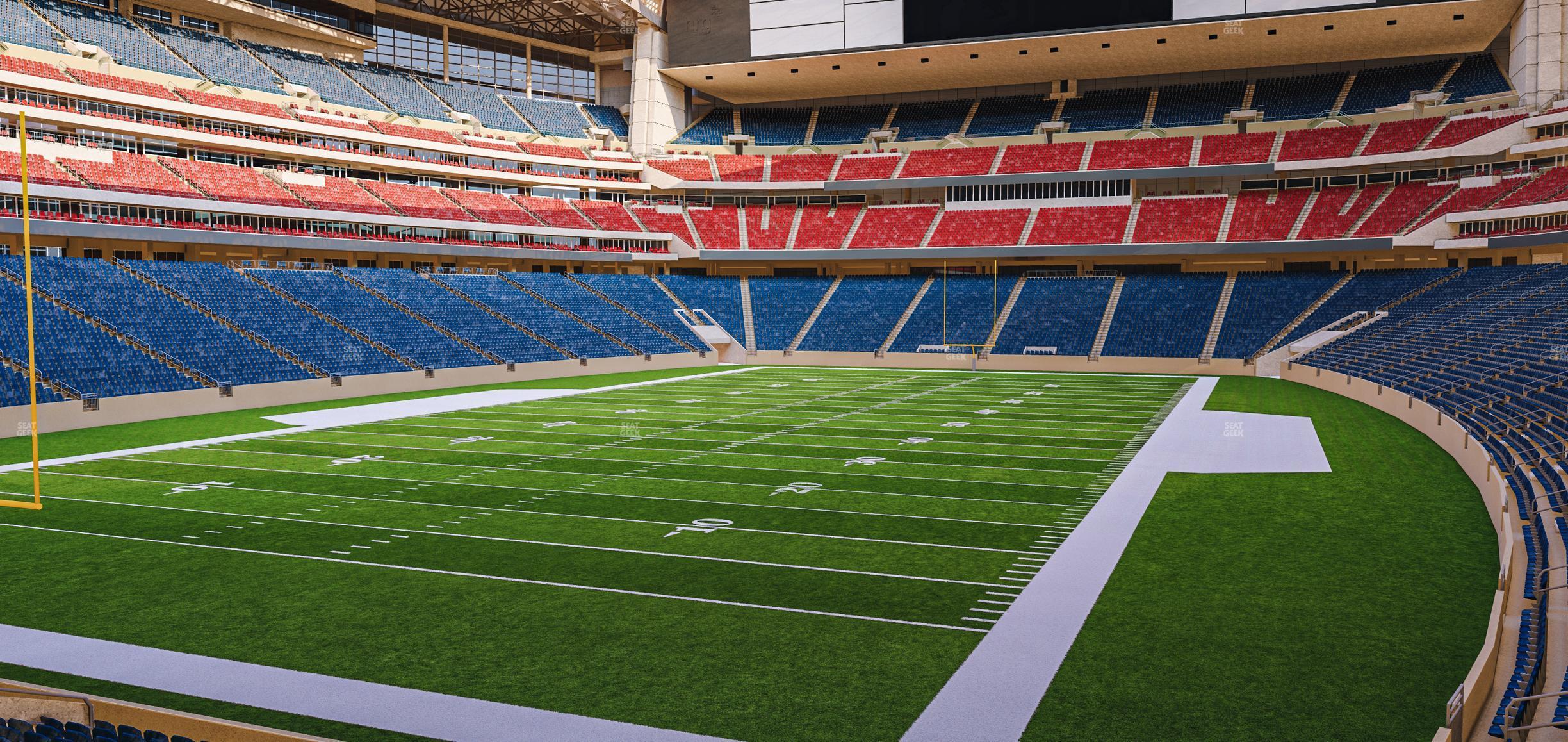 Seating view for NRG Stadium Section 134