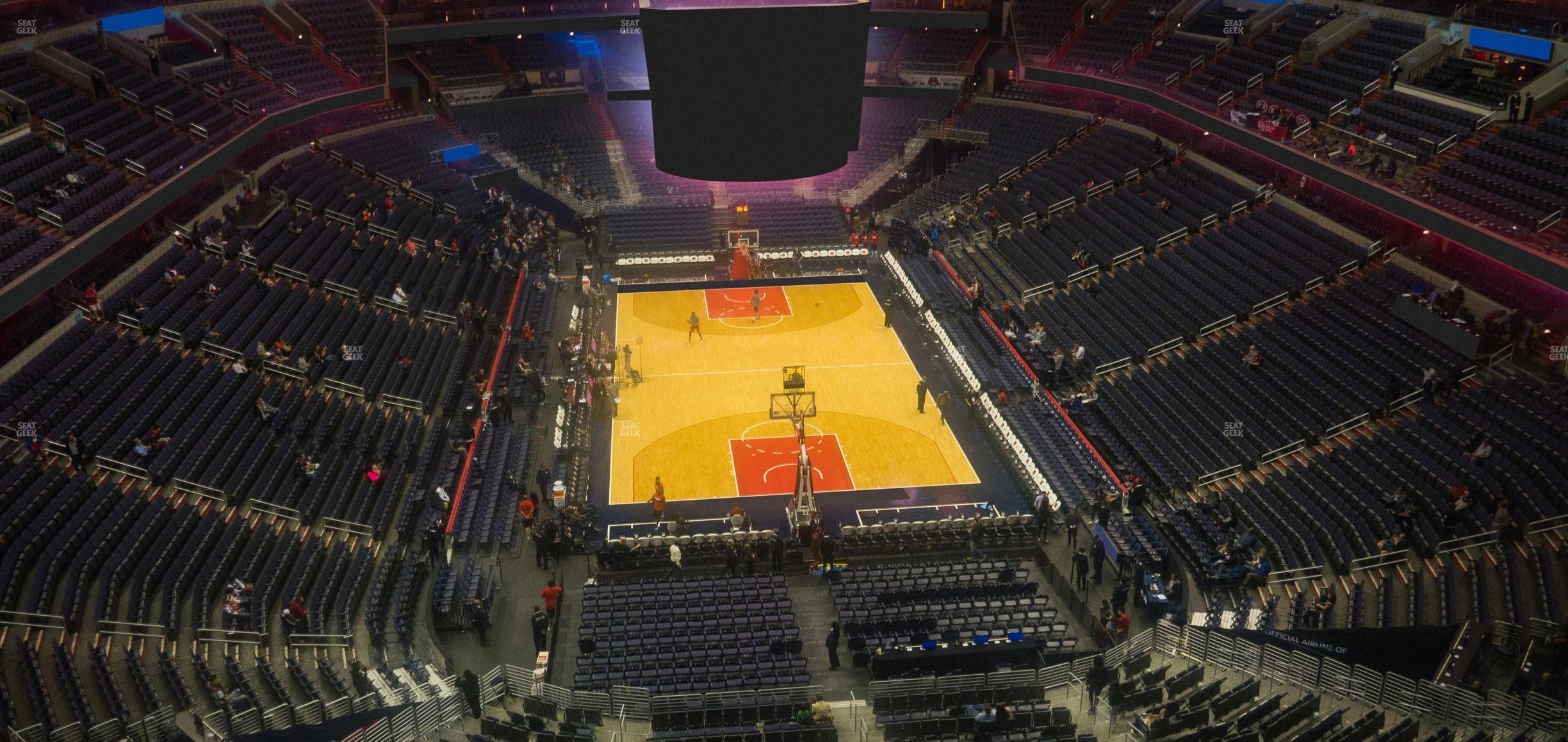 Seating view for Capital One Arena Section 408