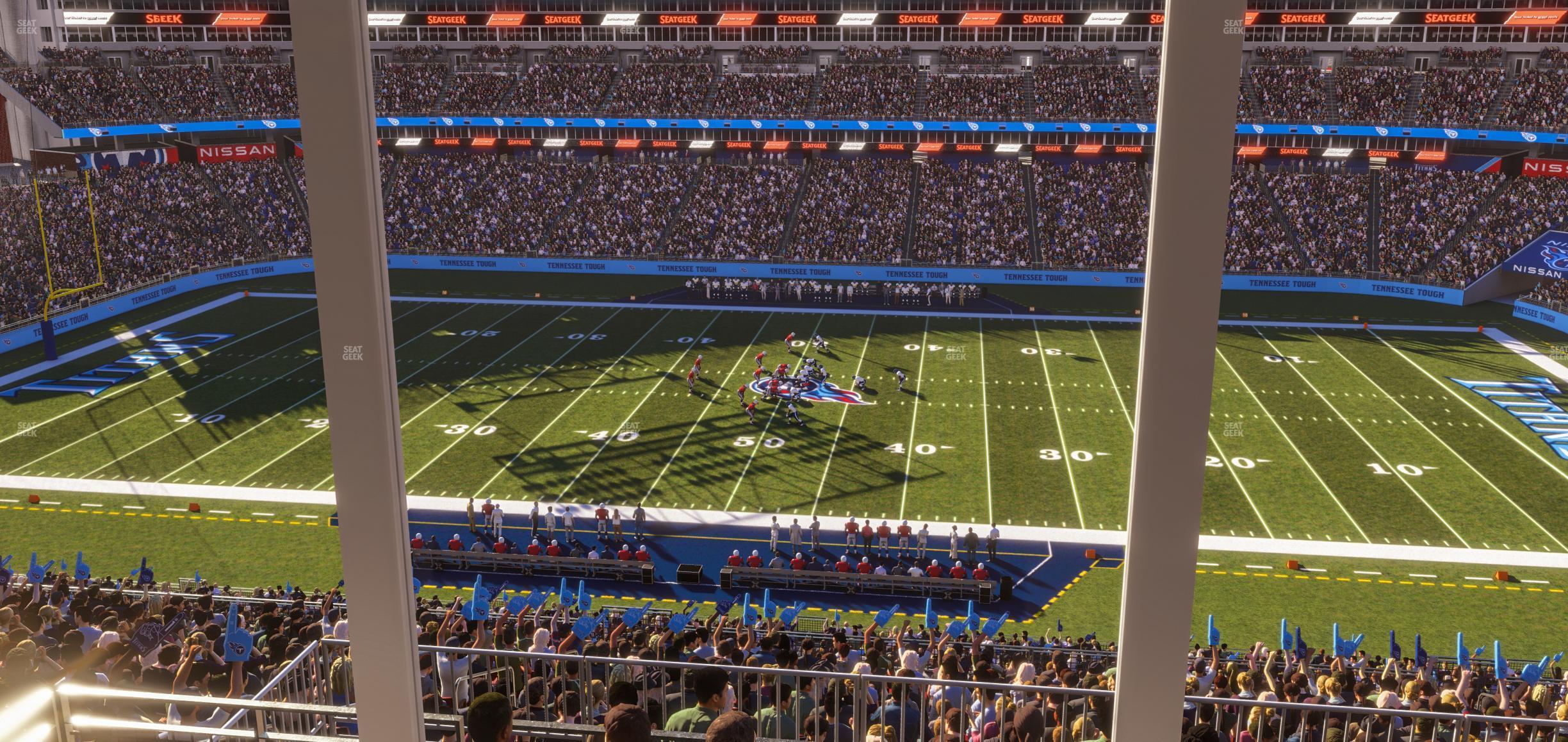 Seating view for Nissan Stadium Section Suite 517 E