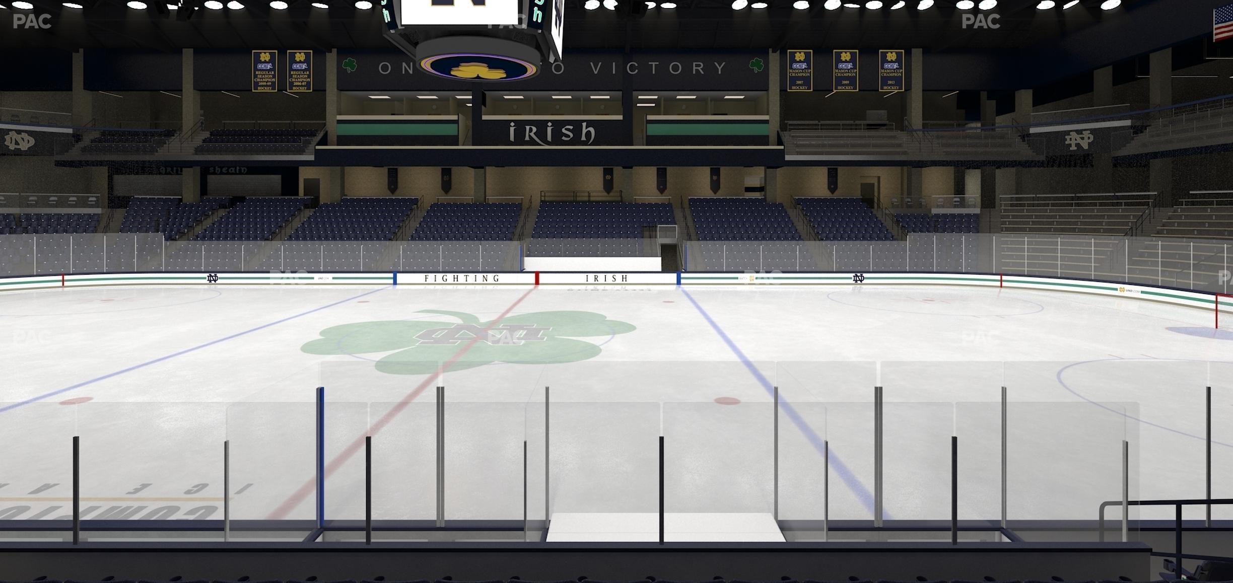 Seating view for Compton Family Ice Arena Section 21