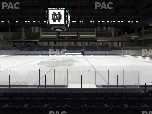 Seating view for Compton Family Ice Arena Section 21