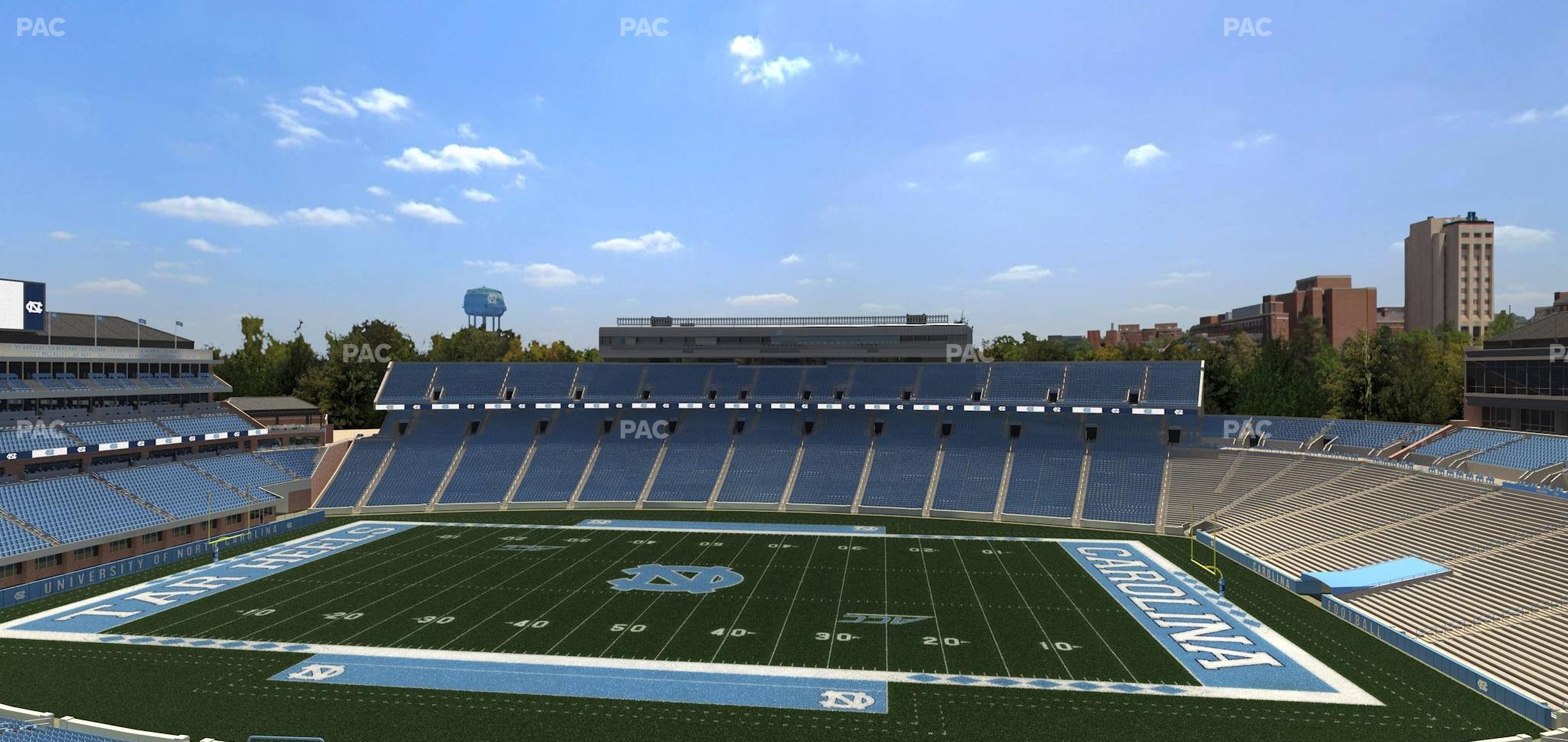 Seating view for Kenan Memorial Stadium Section 208