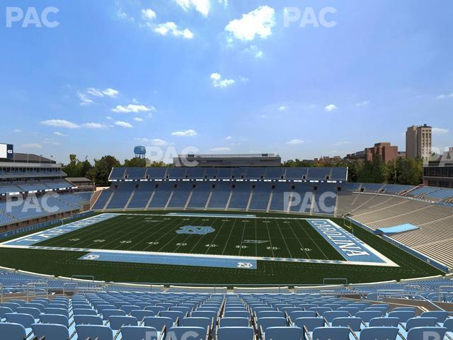 Seating view for Kenan Memorial Stadium Section 208