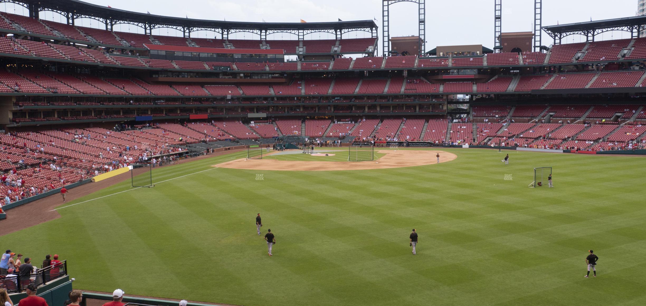 Seating view for Busch Stadium Section Lower Right Field Bleachers 107