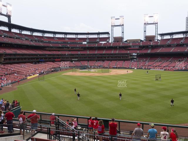 Seating view for Busch Stadium Section Lower Right Field Bleachers 107