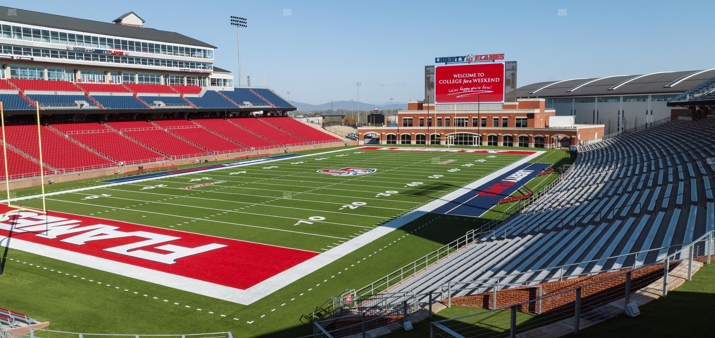 Seating view for Williams Stadium Section Cabana 1