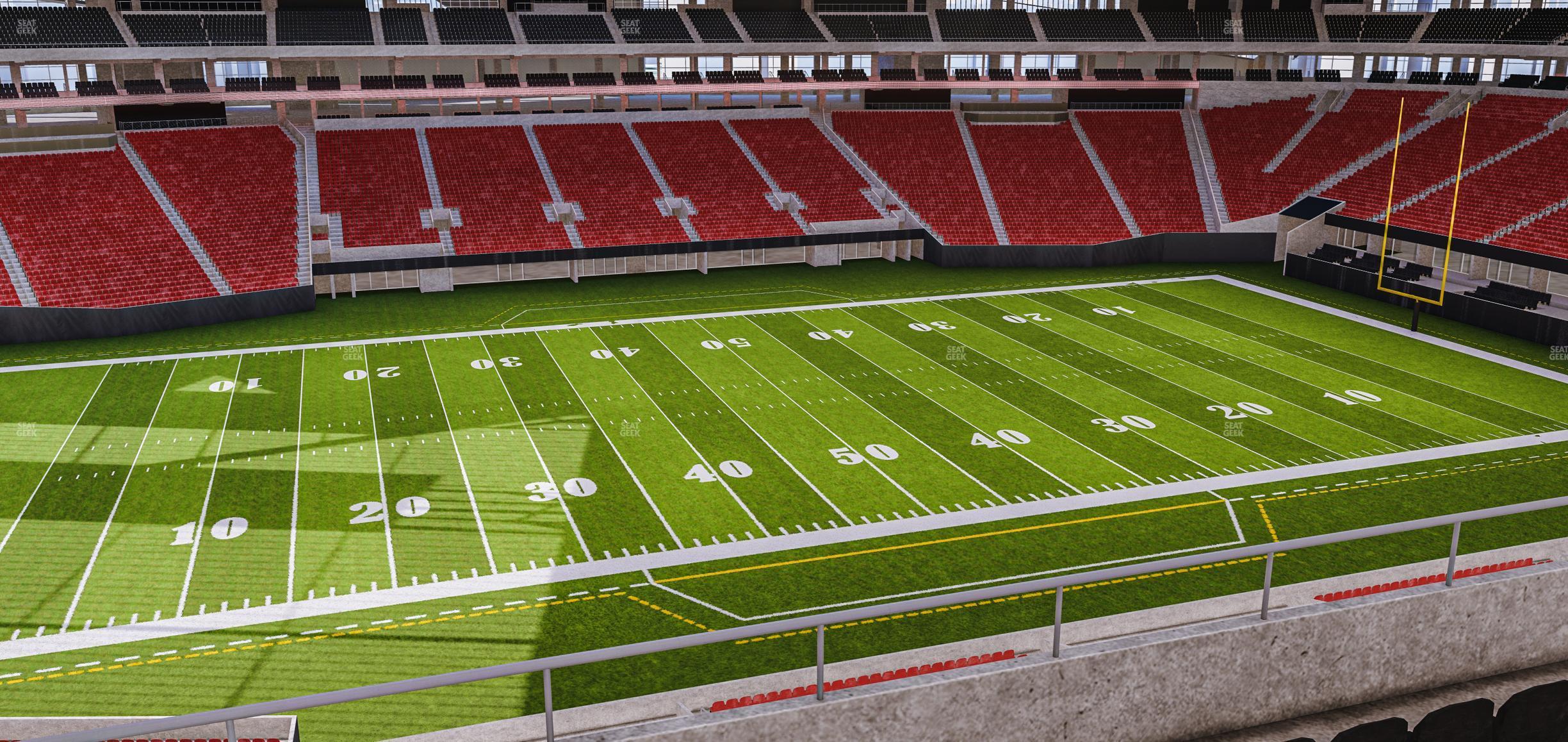 Seating view for Mercedes-Benz Stadium Section 240