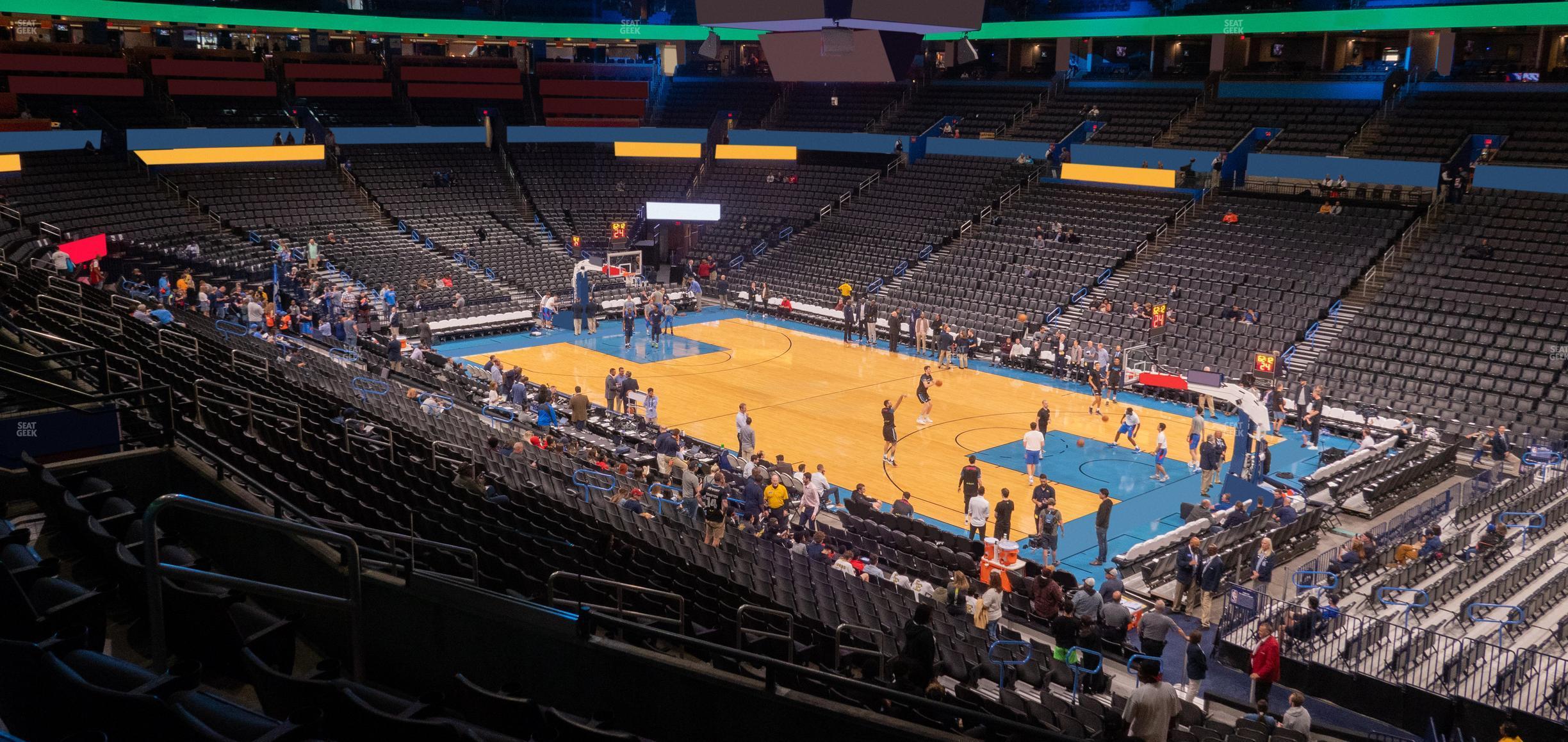 Seating view for Paycom Center Section 220