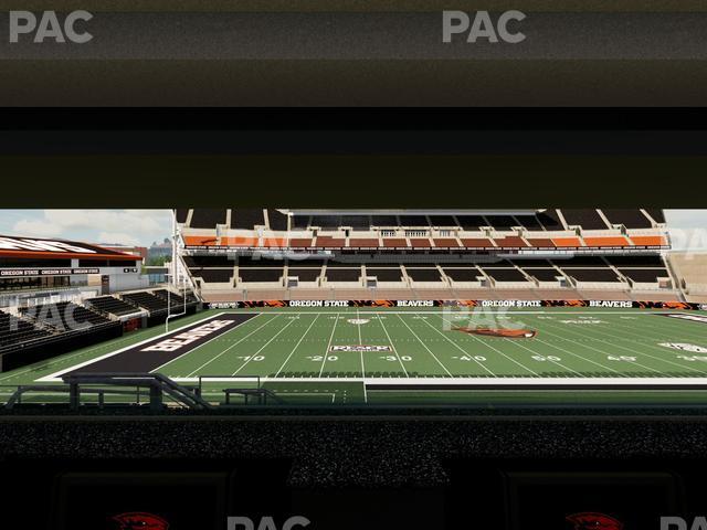 Seating view for Reser Stadium Section Box 32