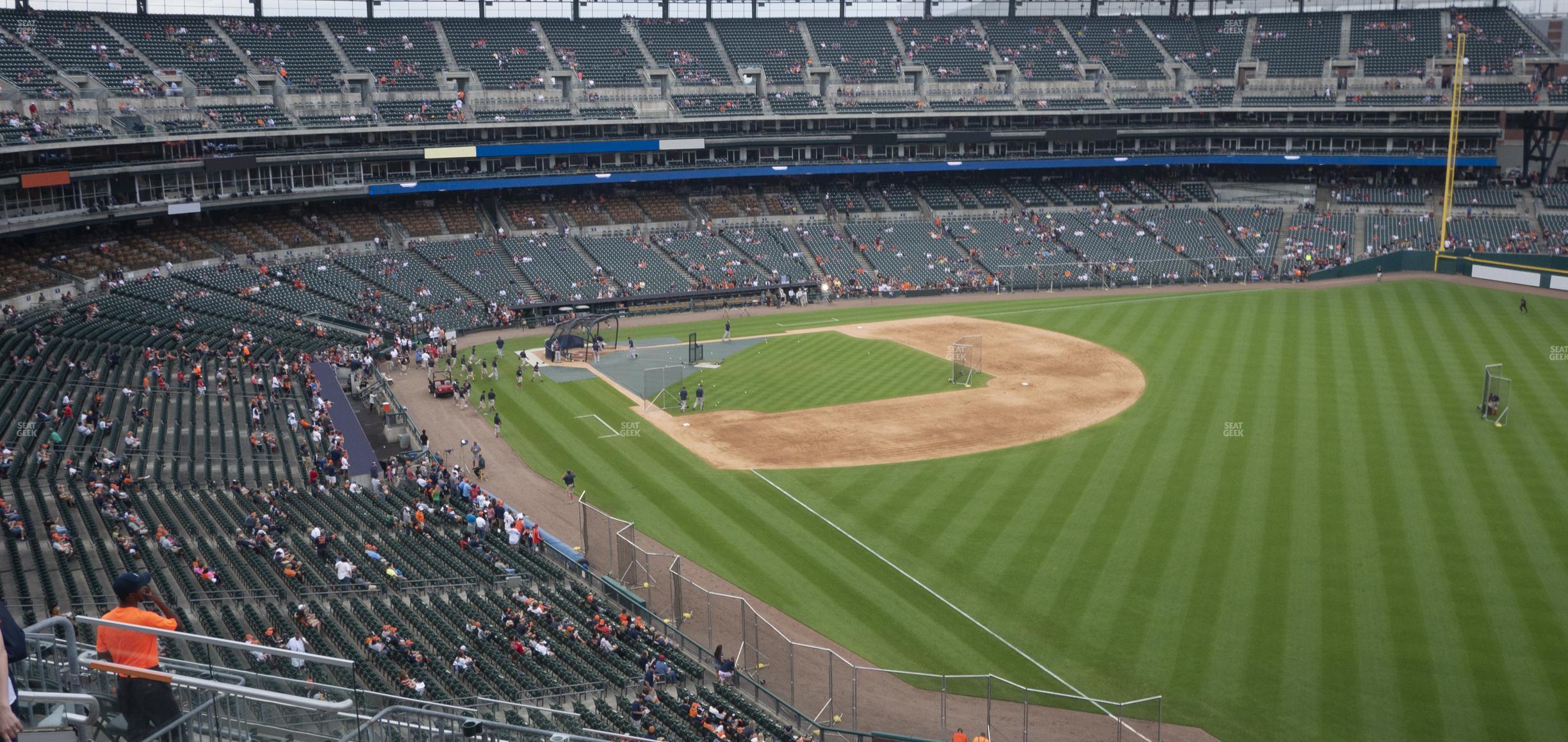 Seating view for Comerica Park Section 212