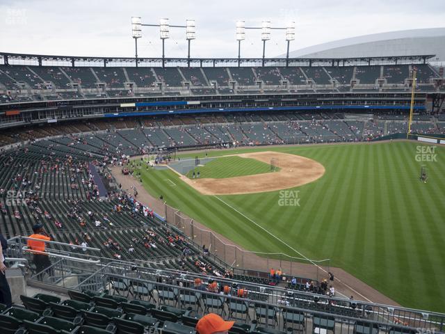 Seating view for Comerica Park Section 212