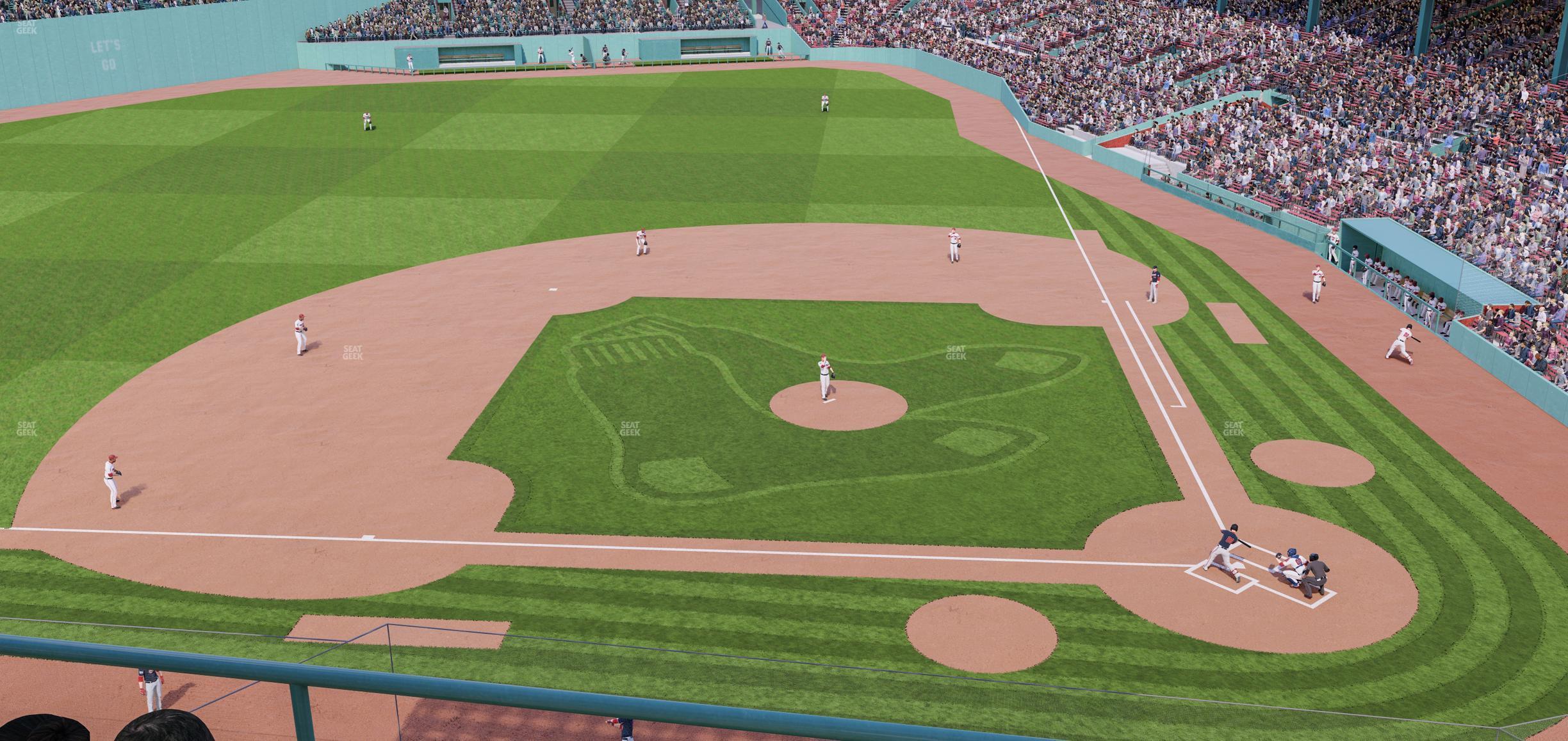 Seating view for Fenway Park Section Aura Pavilion 4