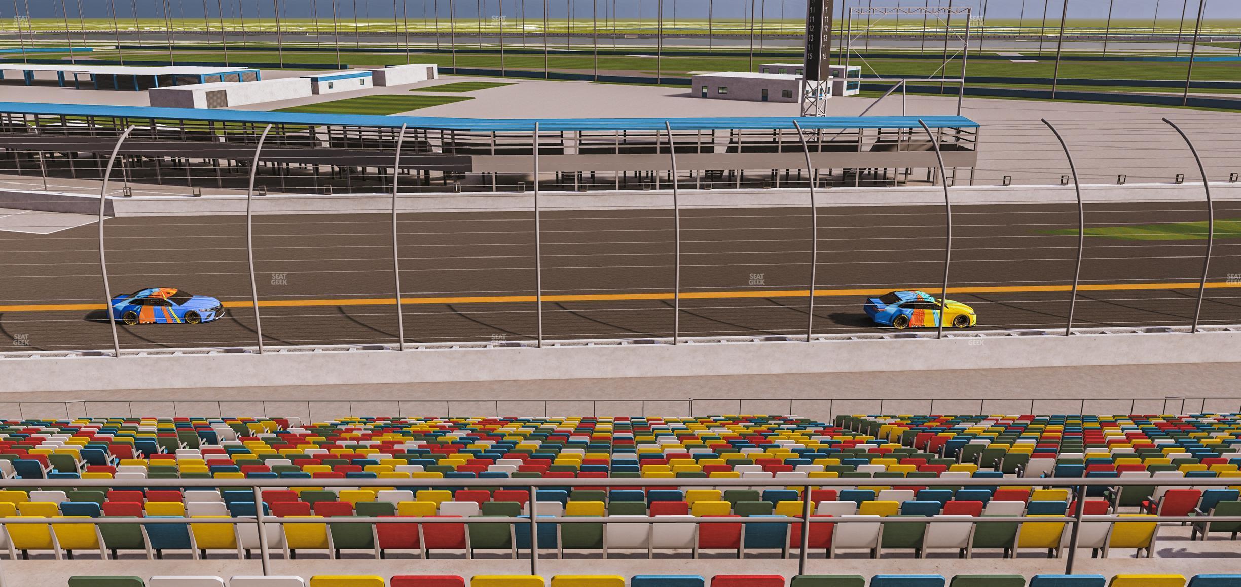 Seating view for Daytona International Speedway Section Back 165