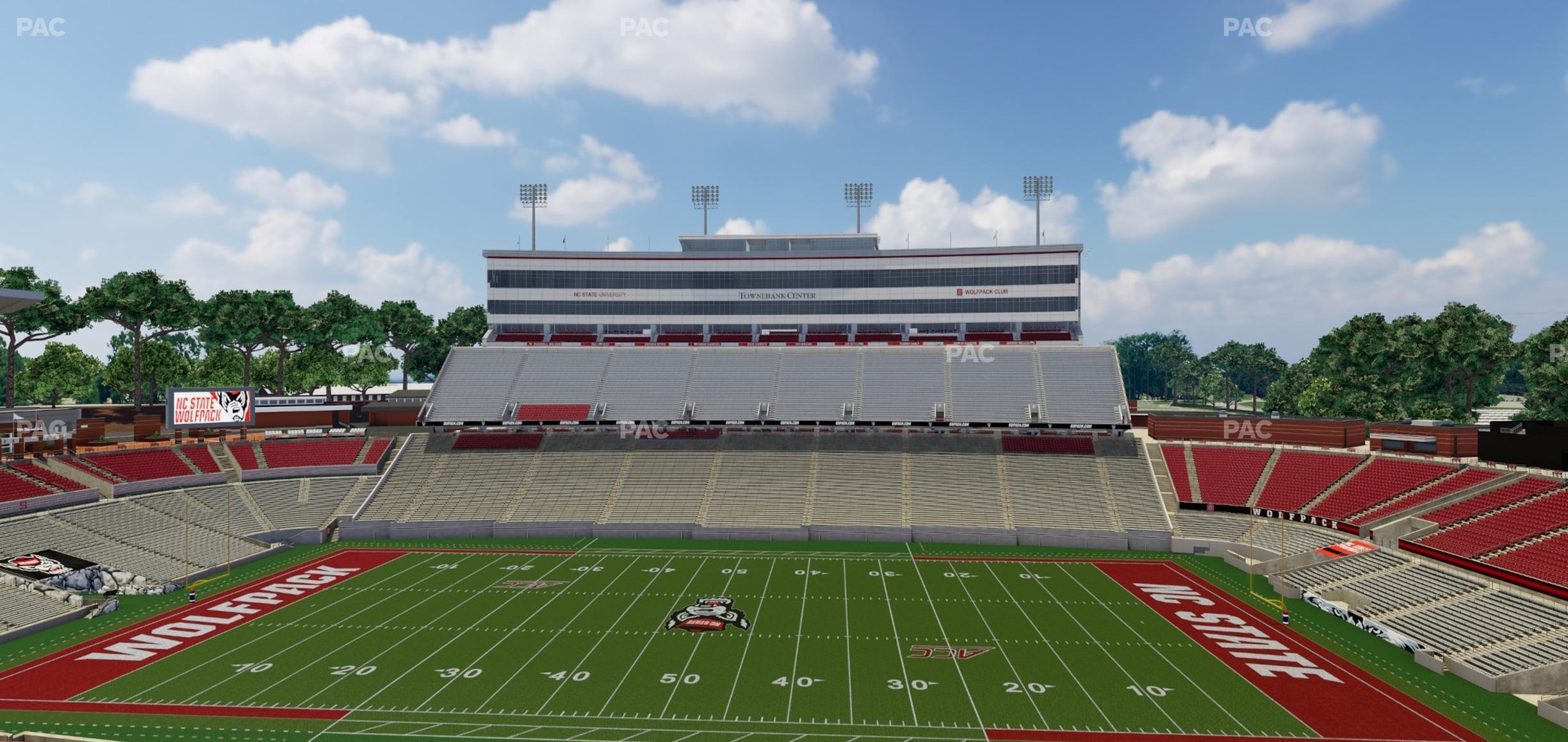 Seating view for Carter-Finley Stadium Section 11