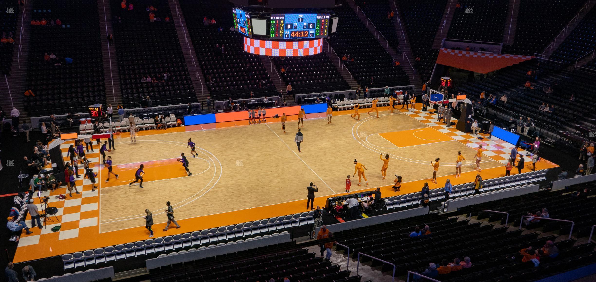 Seating view for Thompson-Boling Arena at Food City Center Section 222