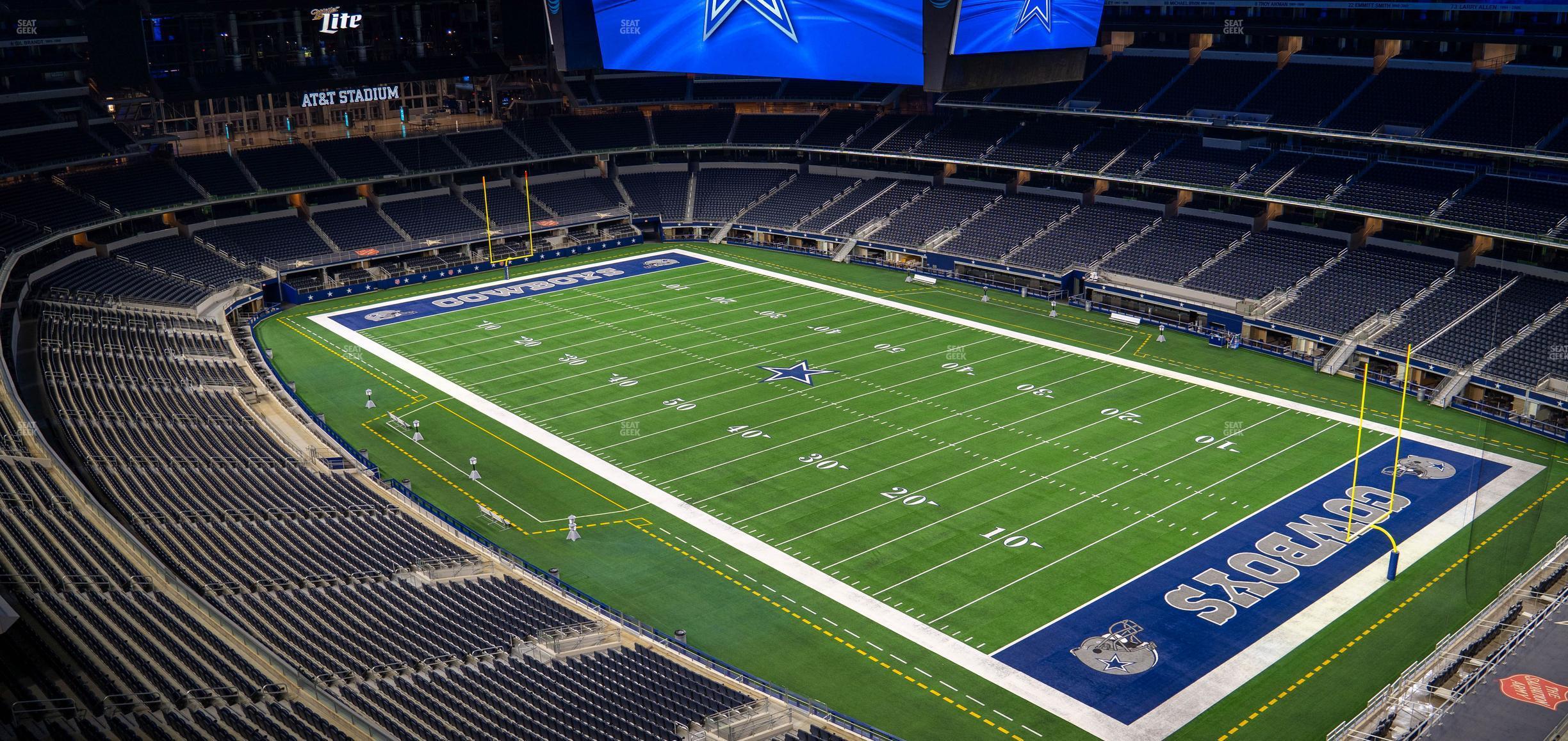 Seating view for AT&T Stadium Section Star Suite 621