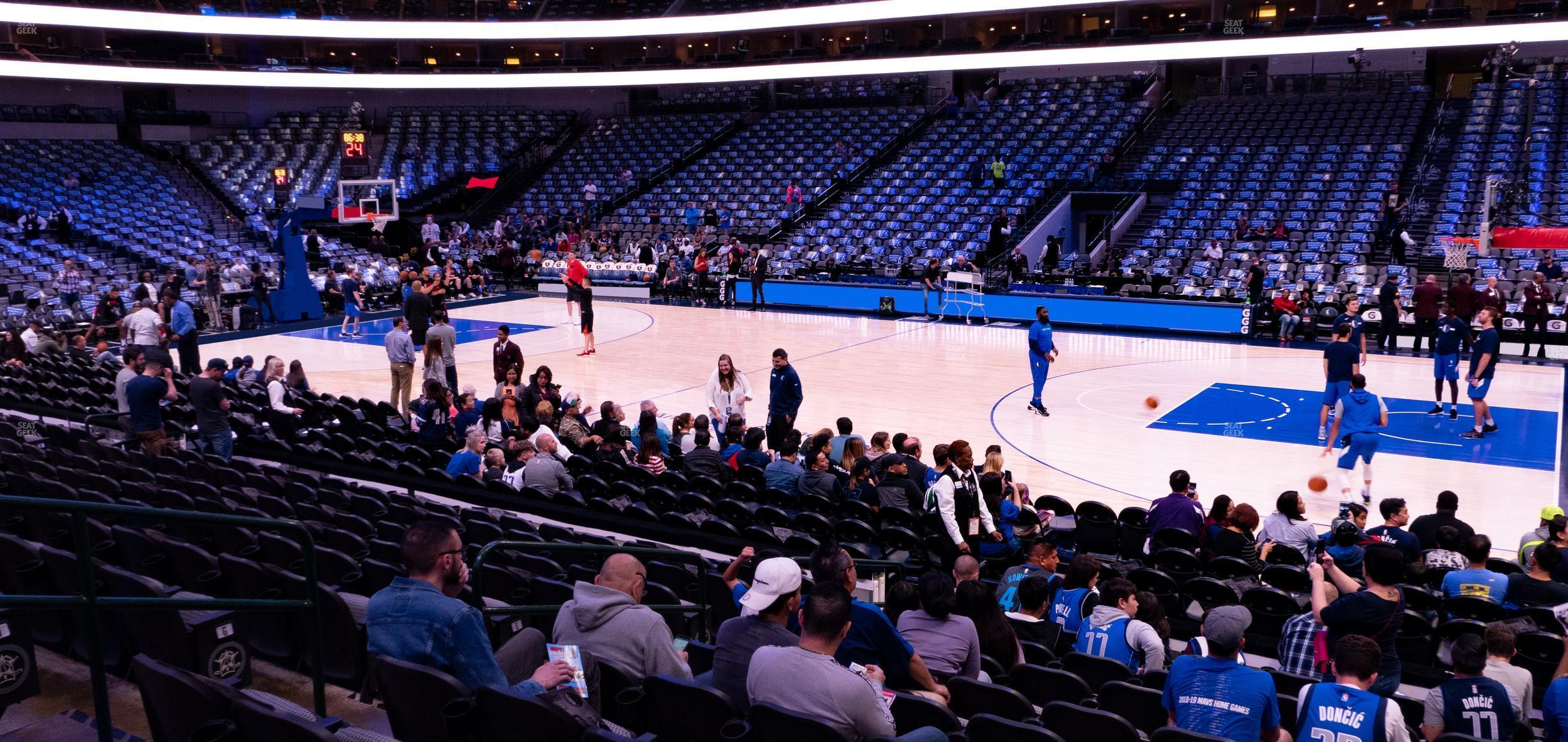 Seating view for American Airlines Center Section 105