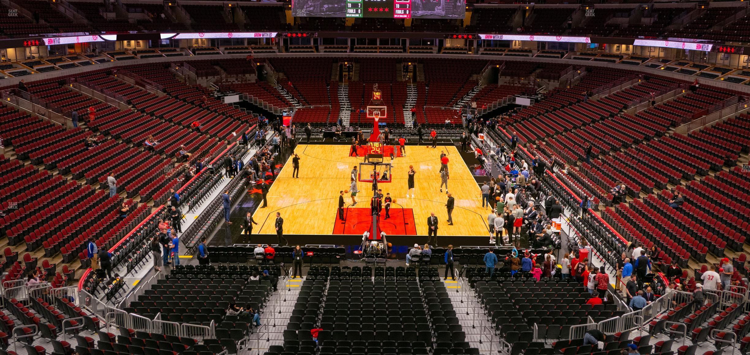 Seating view for United Center Section 209