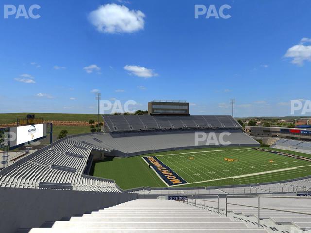 Seating view for Mountaineer Field at Milan Puskar Stadium Section 201