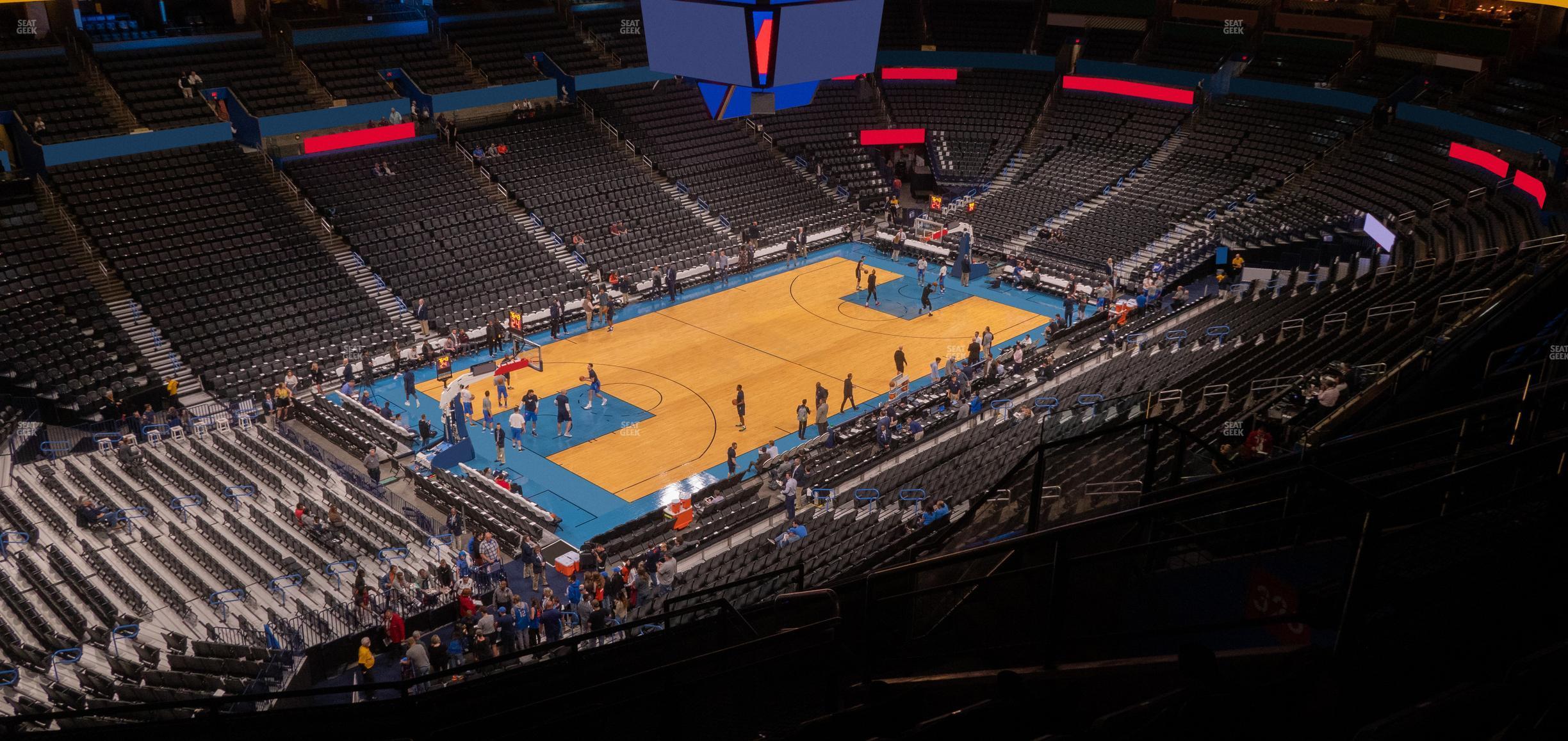 Seating view for Paycom Center Section 327