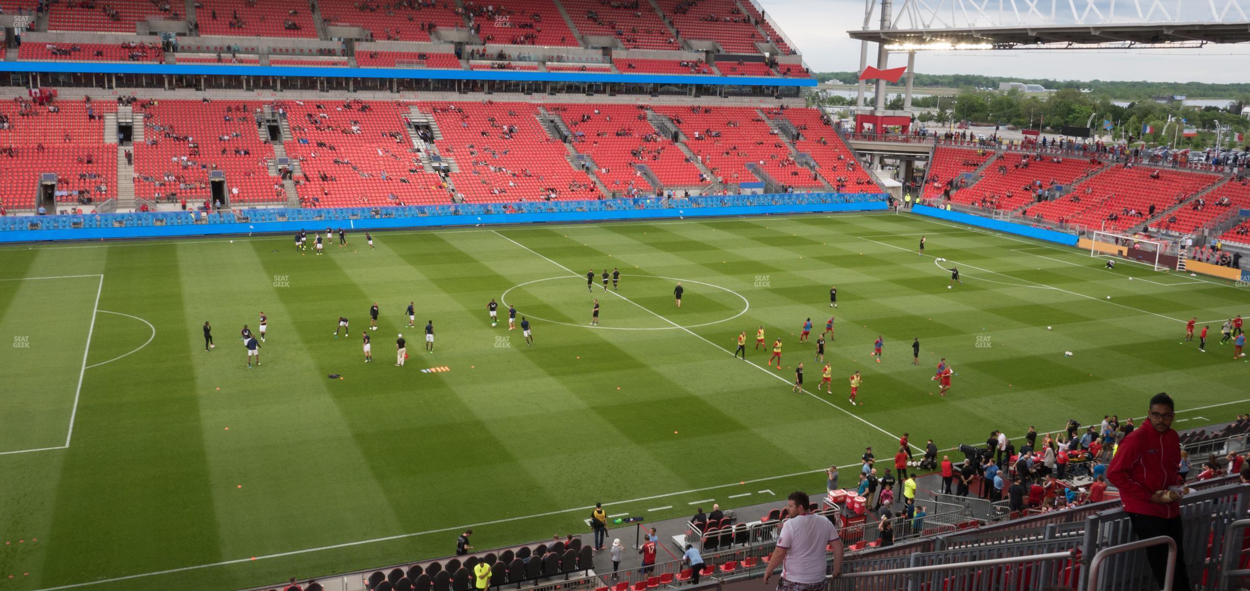 Seating view for BMO Field Section 225