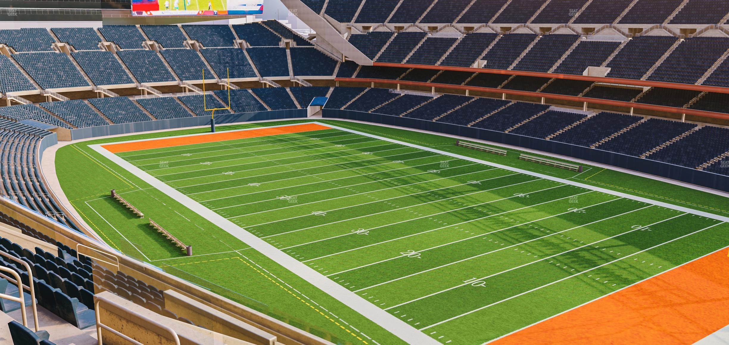 Seating view for Soldier Field Section 302 Club