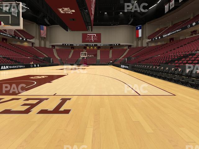 Seating view for Reed Arena Section Floor 5