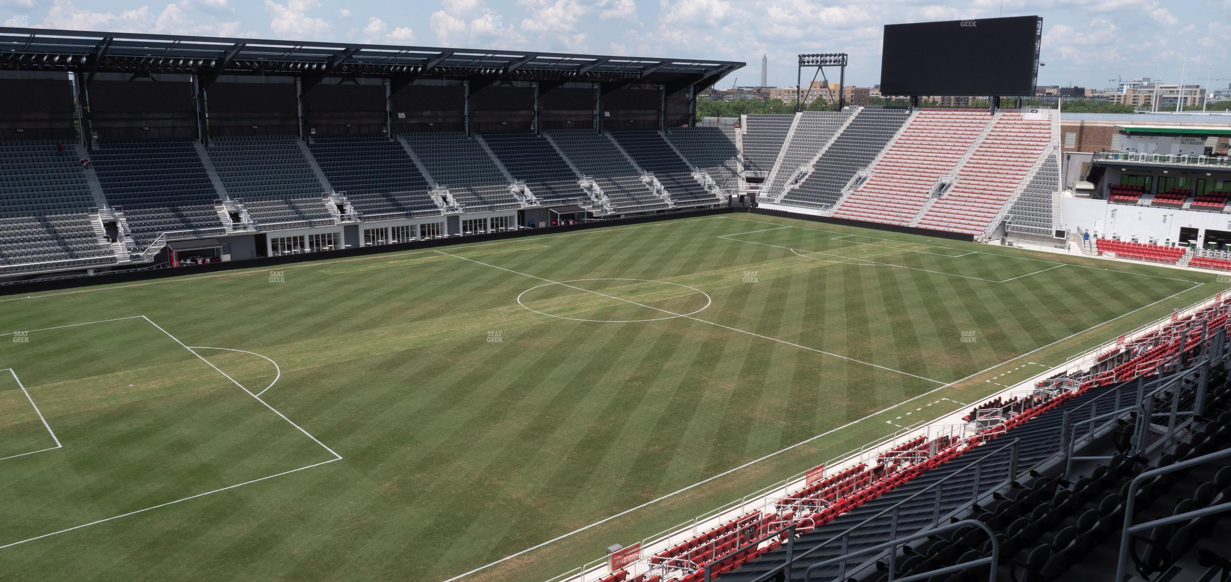 Seating view for Audi Field Section 110