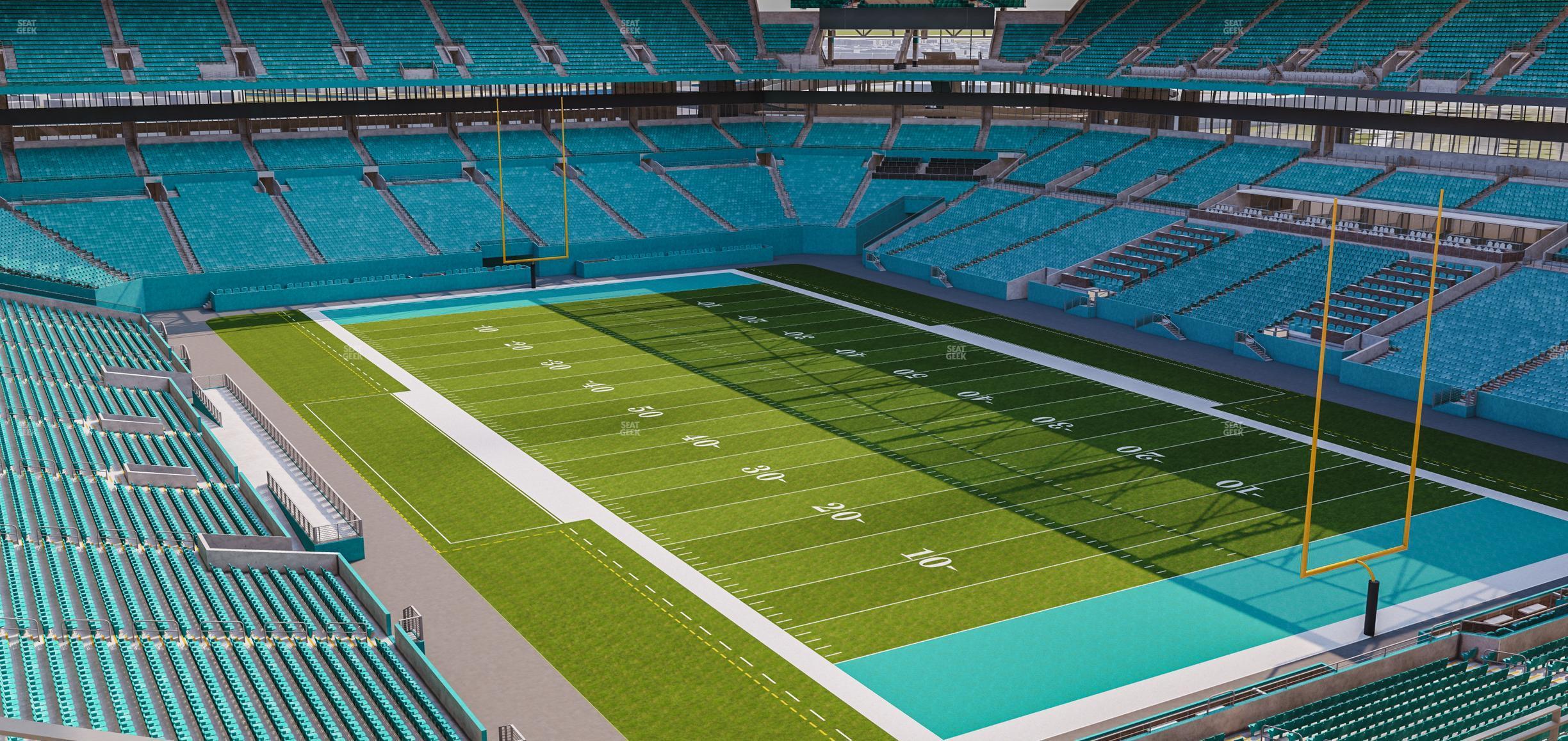 Seating view for Hard Rock Stadium Section 309