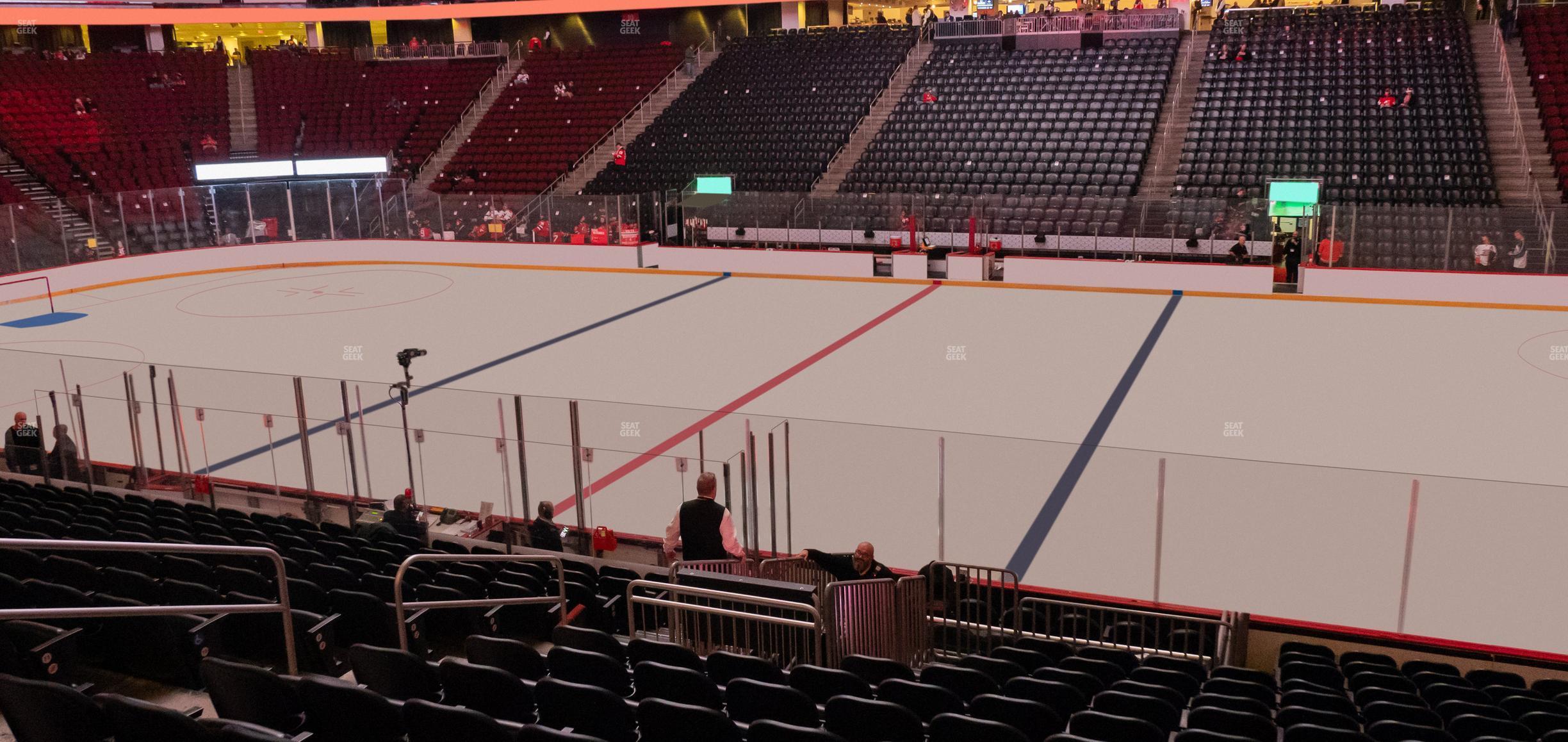 Seating view for Prudential Center Section 20