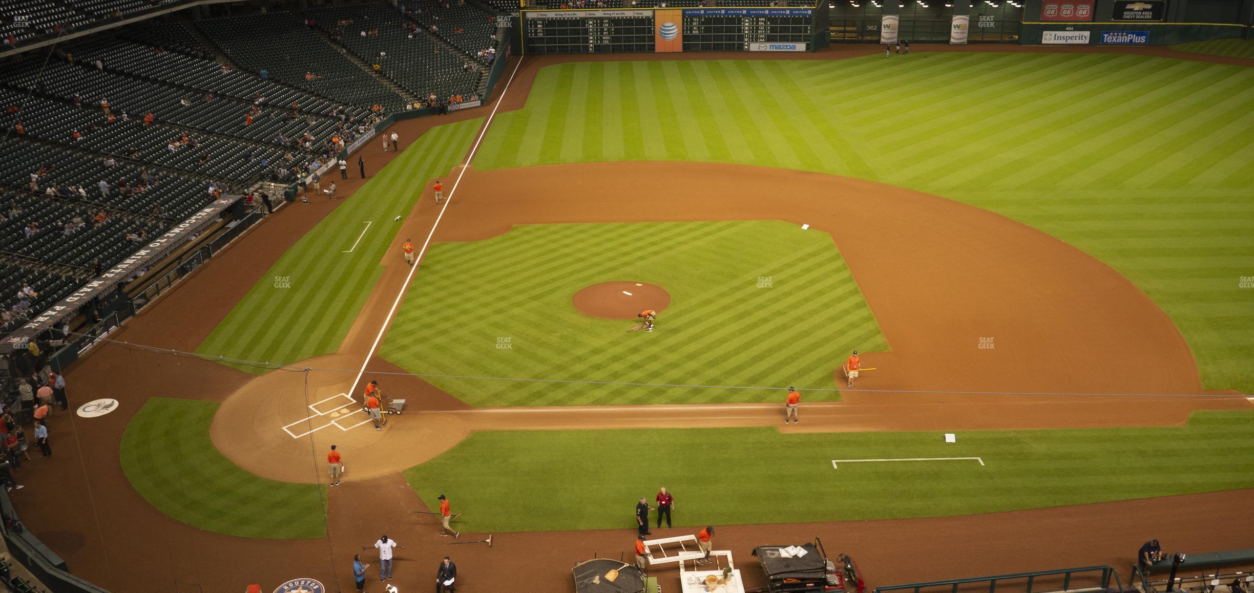 Seating view for Minute Maid Park Section 324