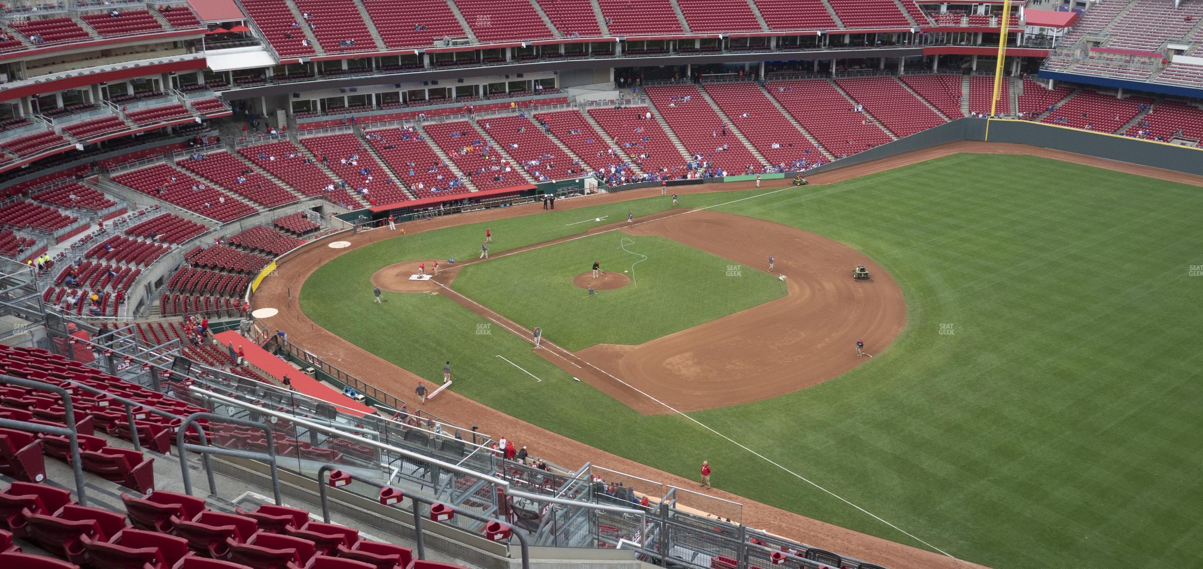 Seating view for Great American Ball Park Section 535