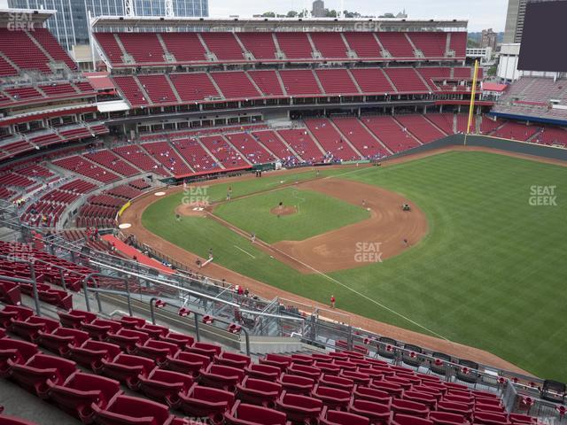 Seating view for Great American Ball Park Section 535