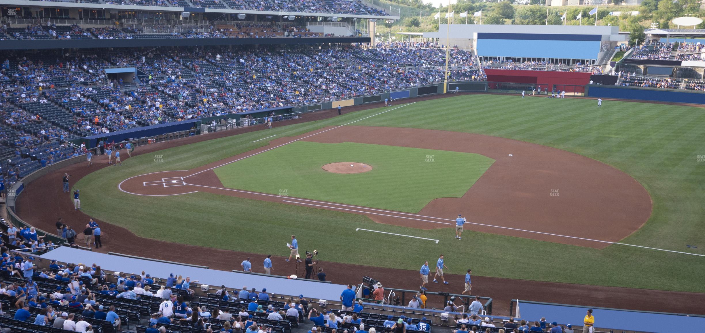 Seating view for Kauffman Stadium Section 318