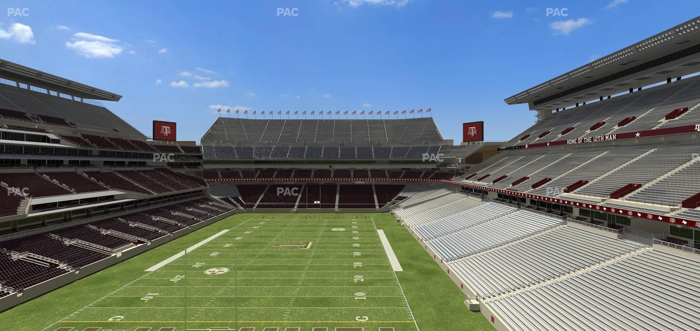 Seating view for Kyle Field Section 243