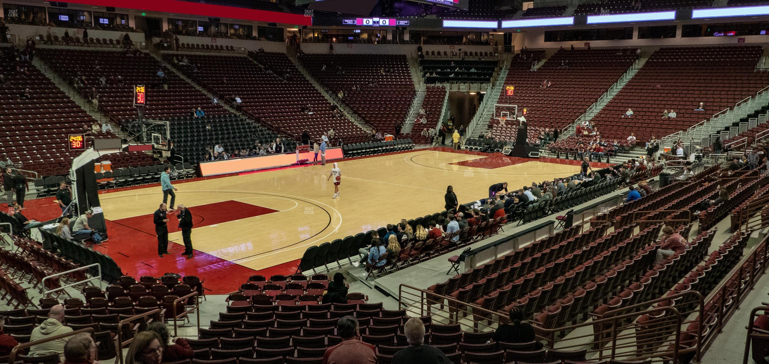 Seating view for Colonial Life Arena Section 116