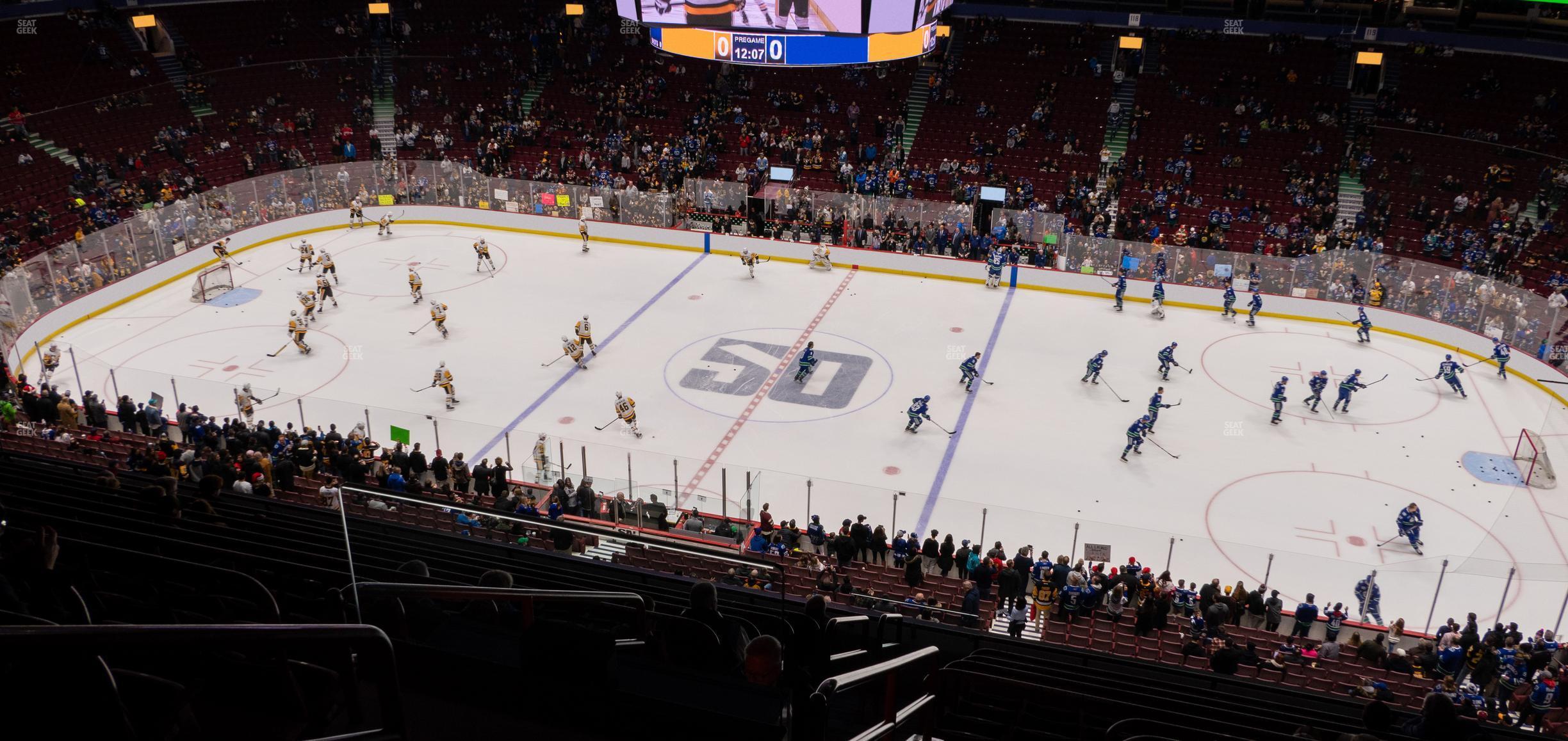 Seating view for Rogers Arena Section 407