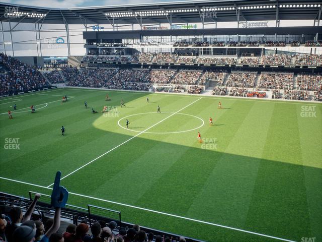 Seating view for Allianz Field Section 111